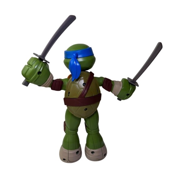 2014 Viacom Teenage Mutant Ninja Turtles TMNT Leonardo Action Figure - Rare! - Picture 3 of 7